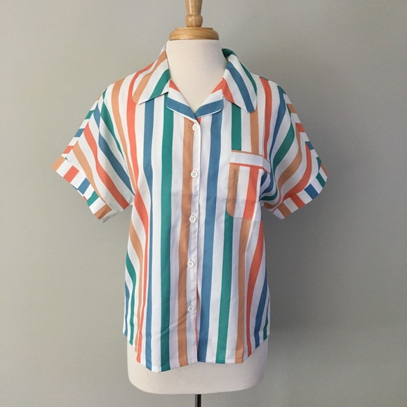 Striped Courrier Button Down - Picture 11 of 11